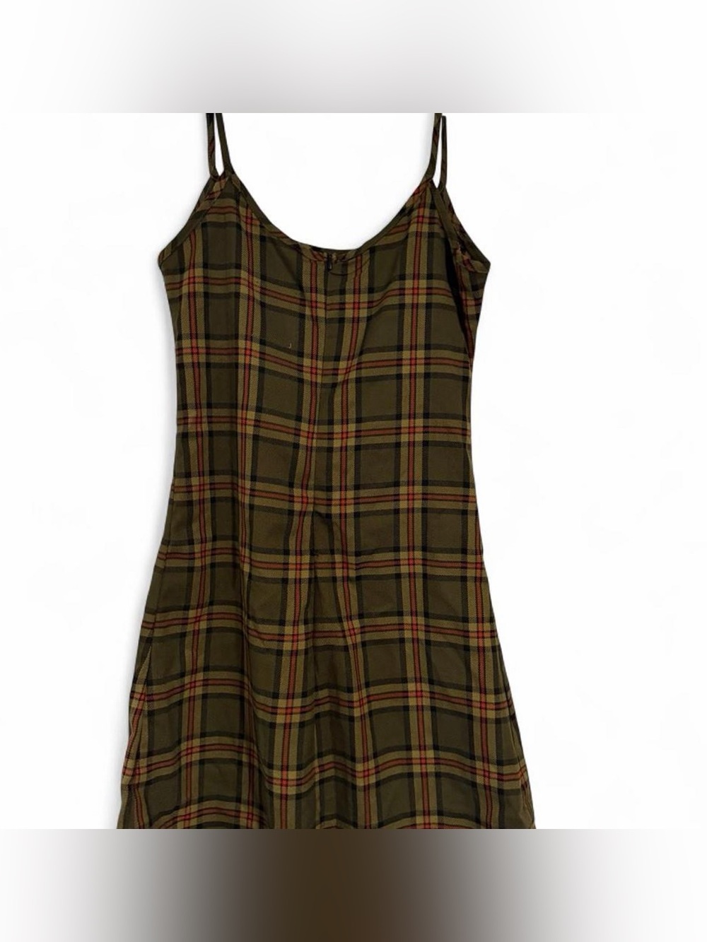 Brand new with tags Green Plaid Frances Unif Dress size XS. - Picture 2 of 5